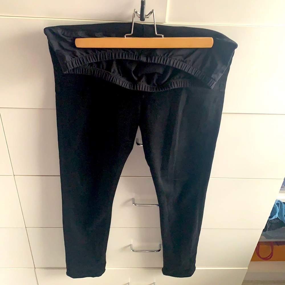 Full belly panel designer maternity jean